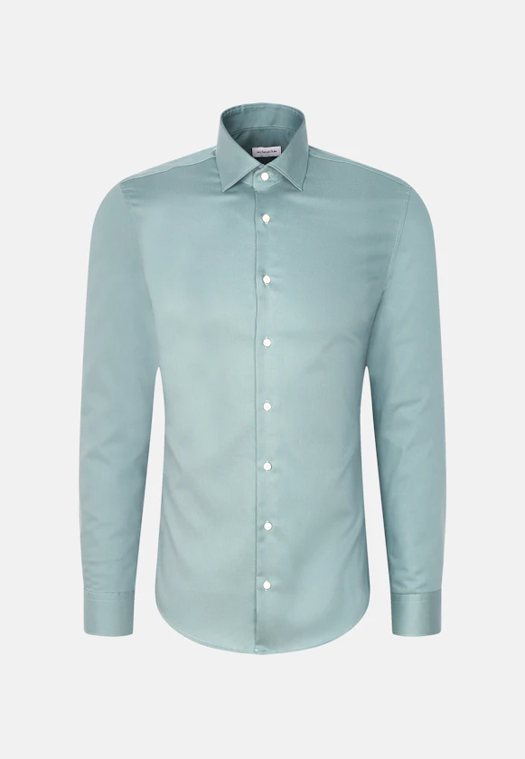 X-Slim Business shirt Uni in Green |  Seidensticker Onlineshop