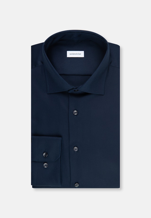 X-Slim Business Hemd Uni in Dunkelblau |  Seidensticker Onlineshop