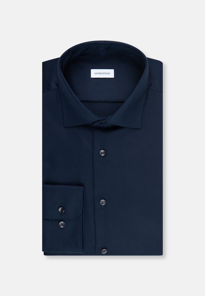 X-Slim Business Hemd Uni in Dunkelblau | Seidensticker Onlineshop