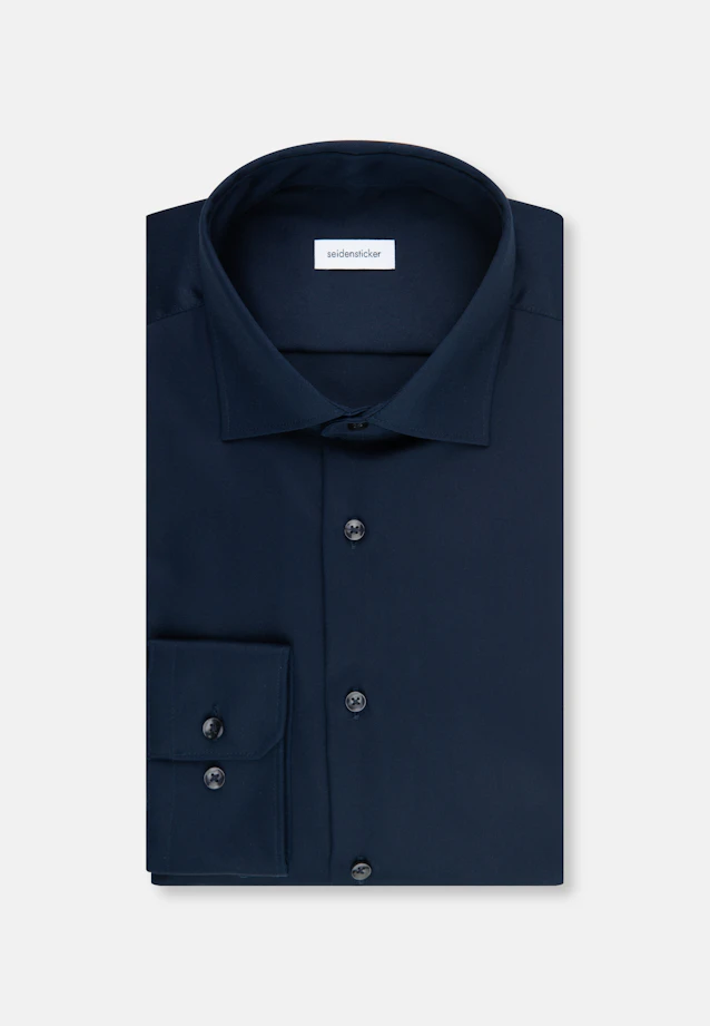 X-Slim Business Hemd Uni in Dunkelblau |  Seidensticker Onlineshop