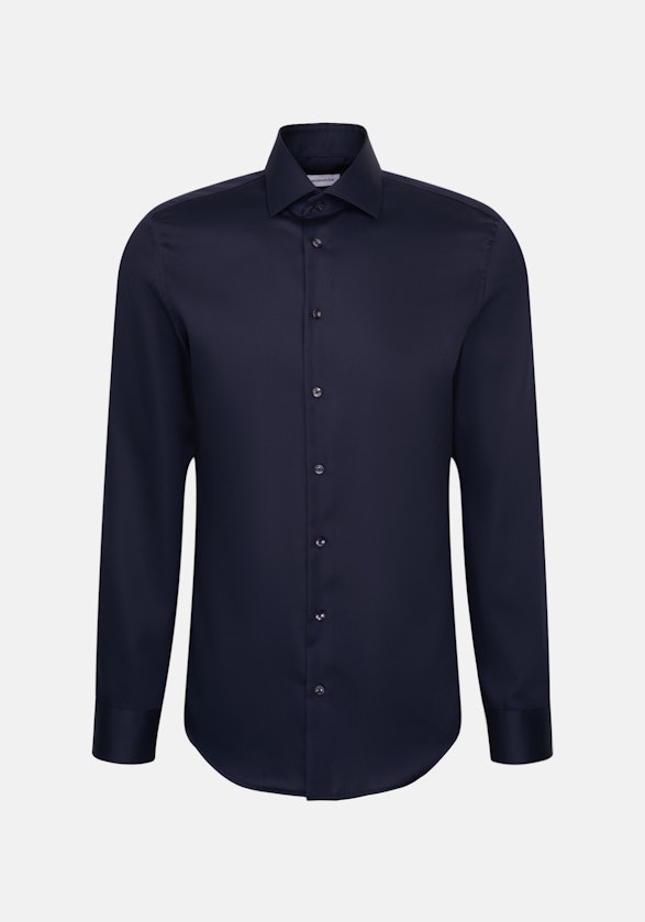 X-Slim Business Hemd Uni in Dunkelblau | Seidensticker Onlineshop