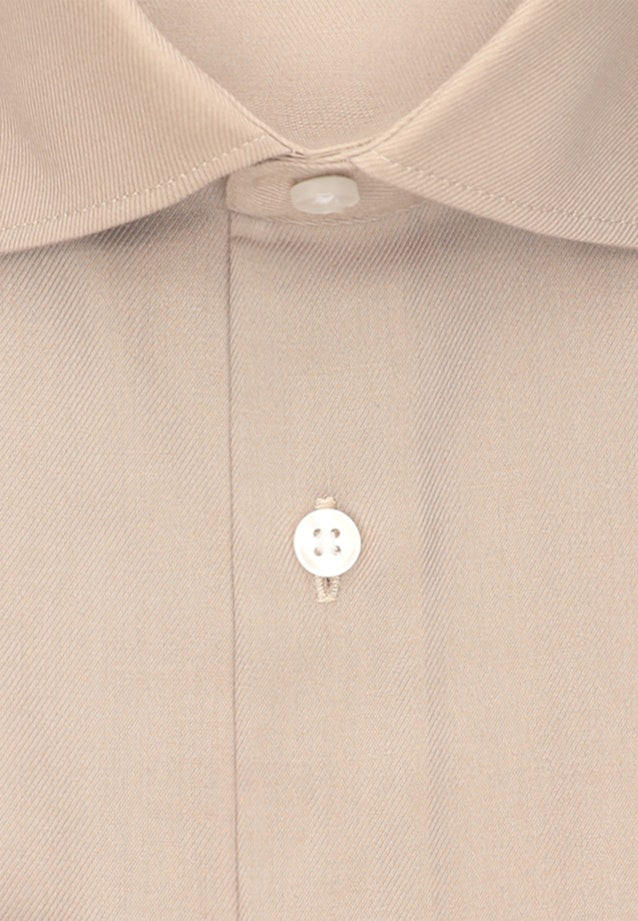 X-Slim Business shirt Uni in Beige |  Seidensticker Onlineshop