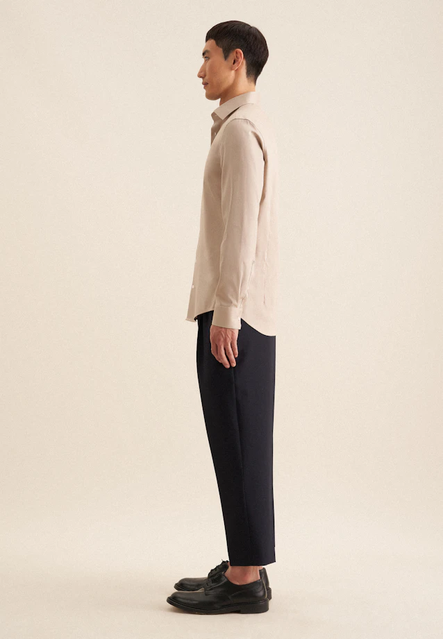 X-Slim Business Hemd Uni in Beige |  Seidensticker Onlineshop