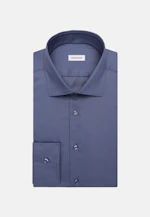 X-Slim Business shirt Uni in Mittelblau |  Seidensticker Onlineshop
