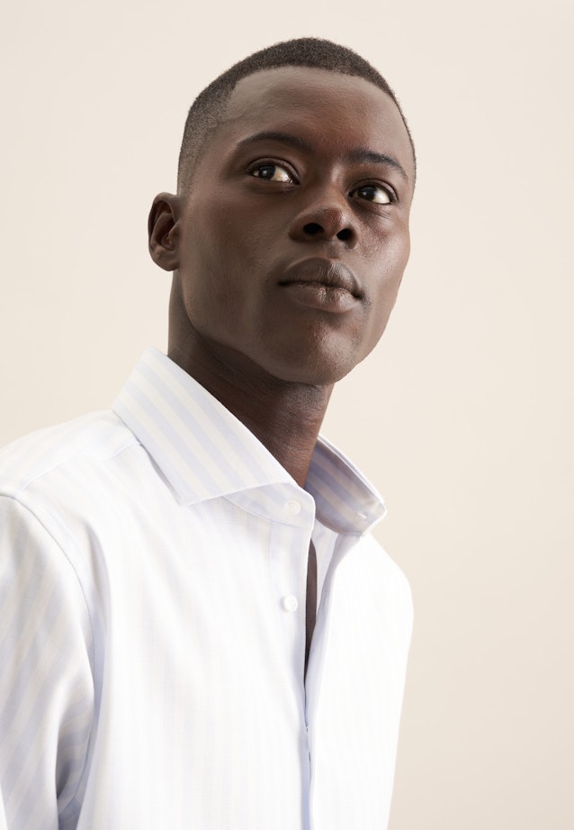 Regular Business shirt Stripe in Light Blue |  Seidensticker Onlineshop