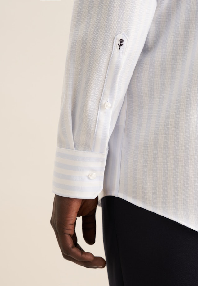 Regular Business shirt Stripe in Light Blue |  Seidensticker Onlineshop