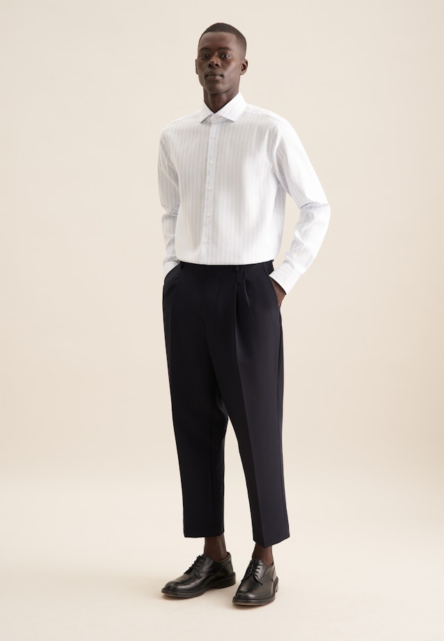 Regular Business shirt Stripe in Light Blue |  Seidensticker Onlineshop