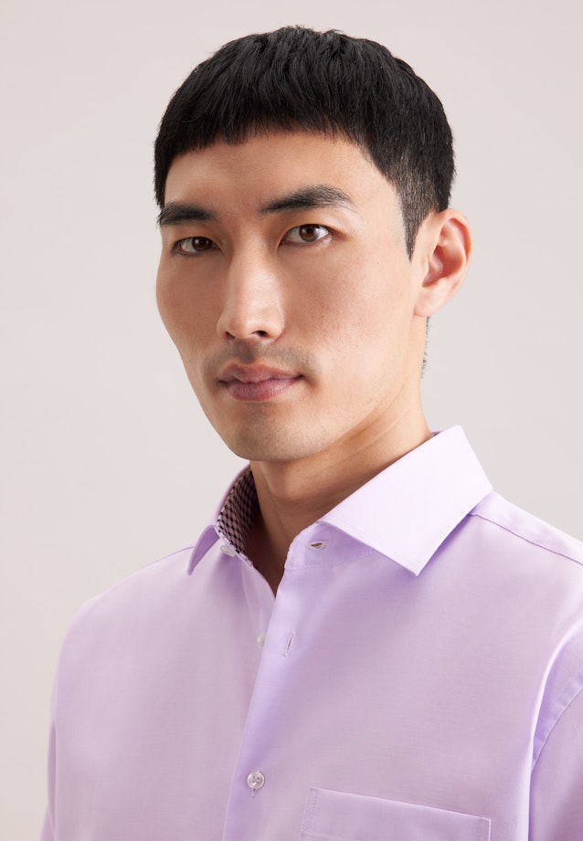 Regular Business Hemd Uni in Lila |  Seidensticker Onlineshop