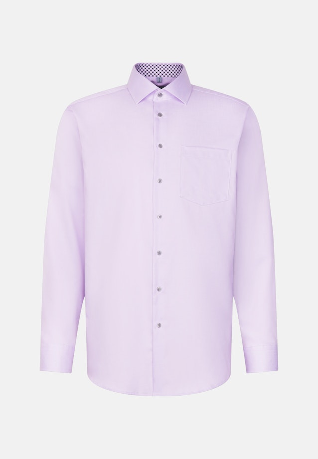 Regular Business Hemd Uni in Lila |  Seidensticker Onlineshop
