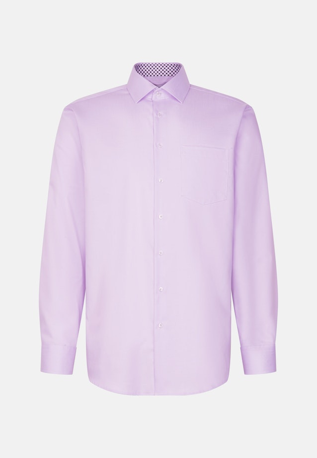 Regular Business Hemd Uni in Lila |  Seidensticker Onlineshop