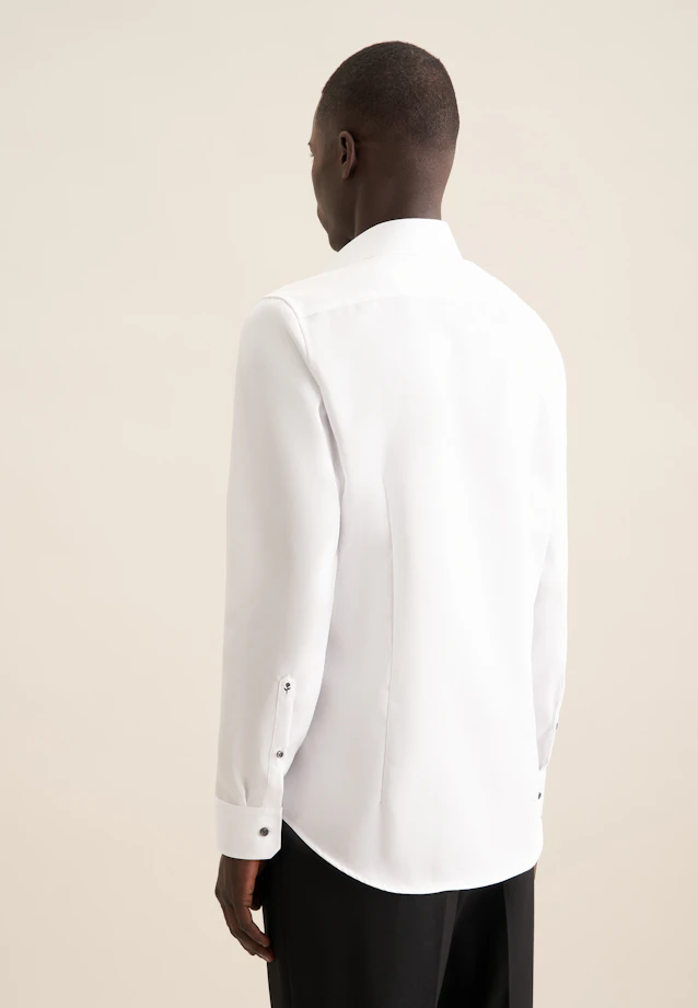 Slim Business Hemd Uni in Weiß |  Seidensticker Onlineshop