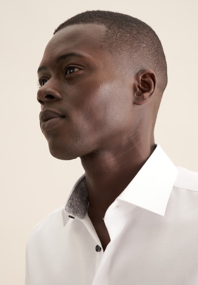 Slim Business Hemd Uni in Weiß |  Seidensticker Onlineshop