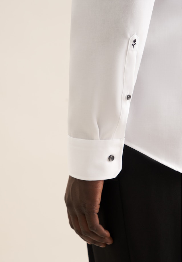 Slim Chemise d'affaires Uni in Blanc |  Seidensticker Onlineshop