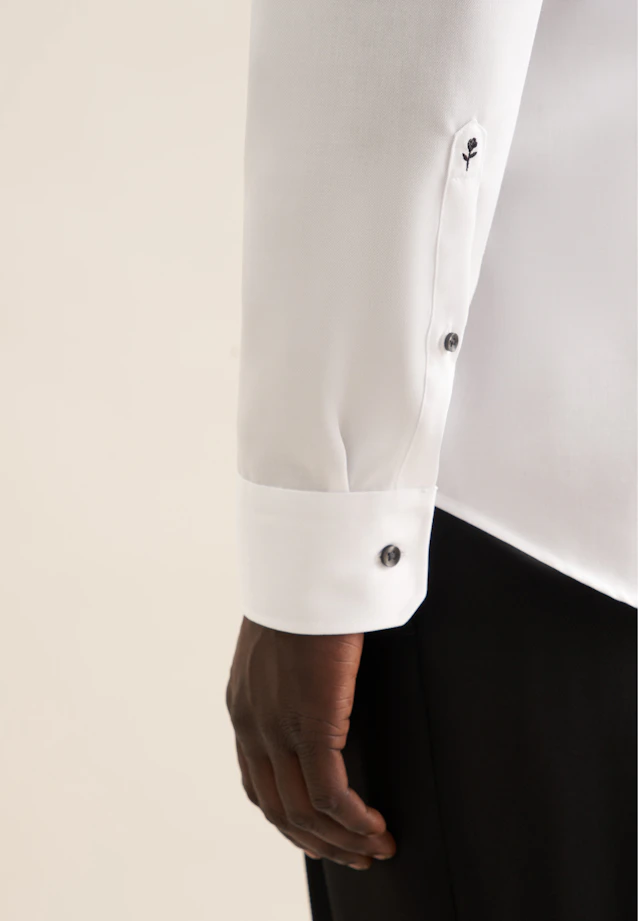 Slim Business Hemd Uni in Weiß |  Seidensticker Onlineshop