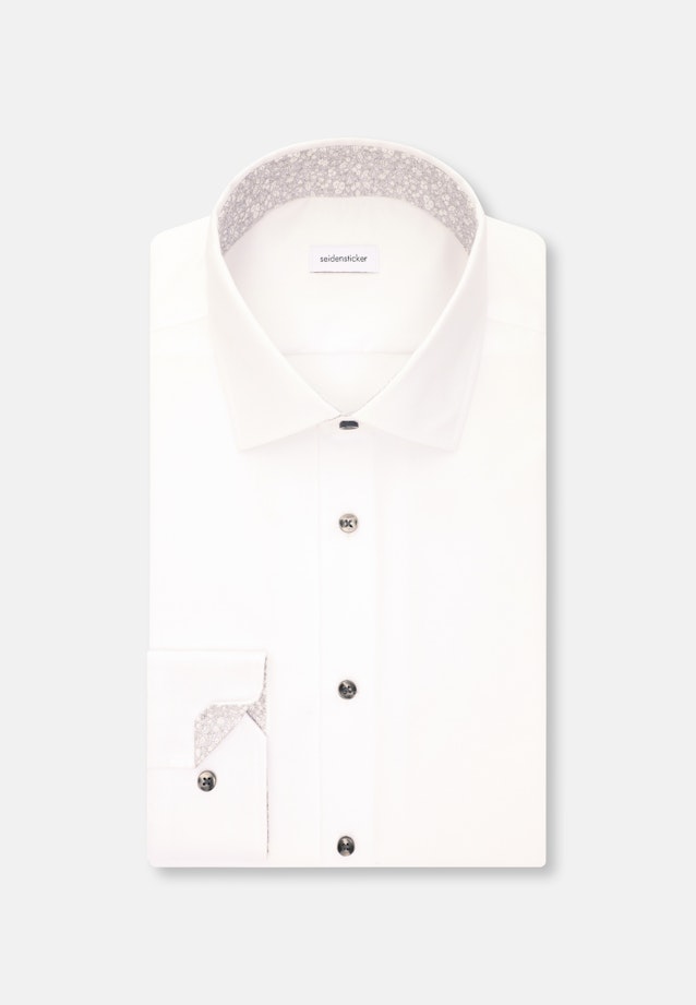 Slim Business Hemd Uni in Weiß |  Seidensticker Onlineshop