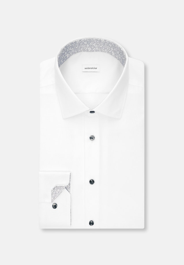 Slim Chemise d'affaires Uni in Blanc |  Seidensticker Onlineshop
