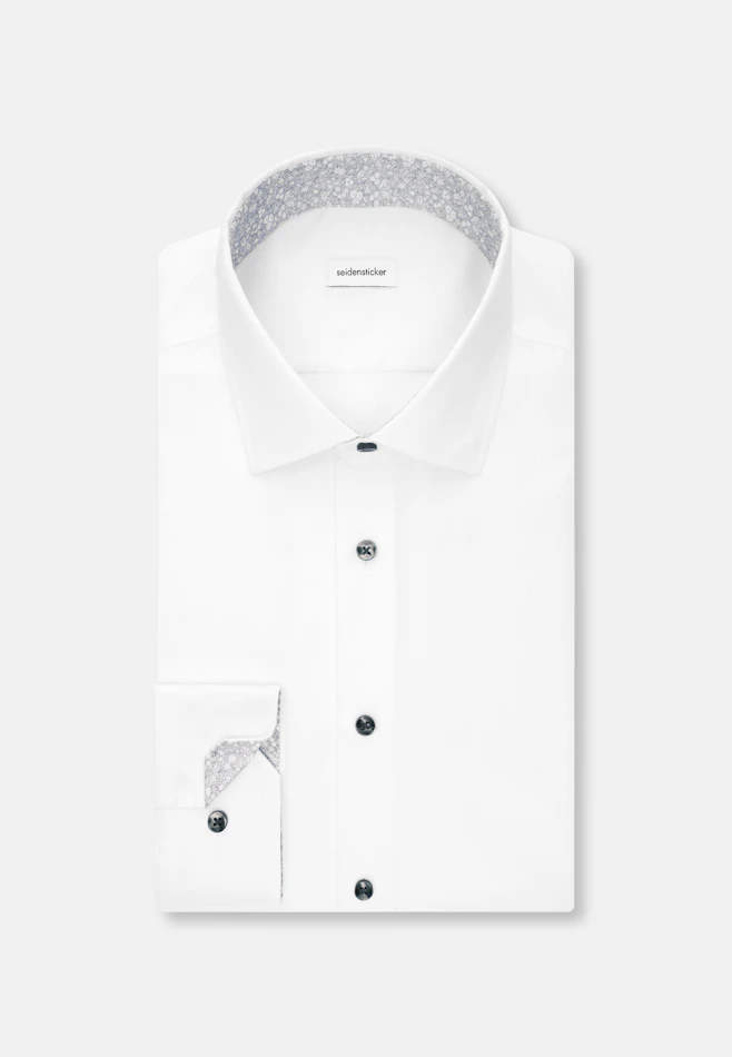 Slim Business shirt Uni in White | Seidensticker online shop