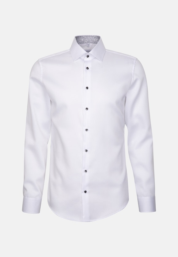 Slim Chemise d'affaires Uni in Blanc |  Seidensticker Onlineshop