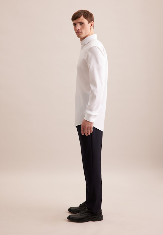 Regular Business shirt Structure in White |  Seidensticker Onlineshop