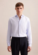 Regular Business shirt Structure in Hellblau |  Seidensticker Onlineshop