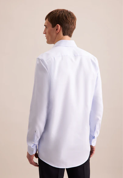 Regular Chemise d'affaires Structure in Bleu Clair | Seidensticker Onlineshop