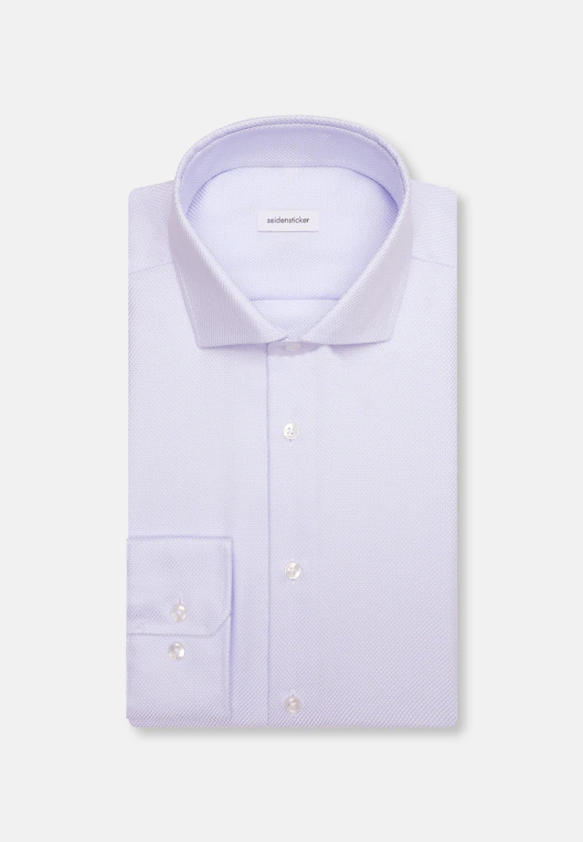Regular Business shirt Structure in Hellblau |  Seidensticker Onlineshop