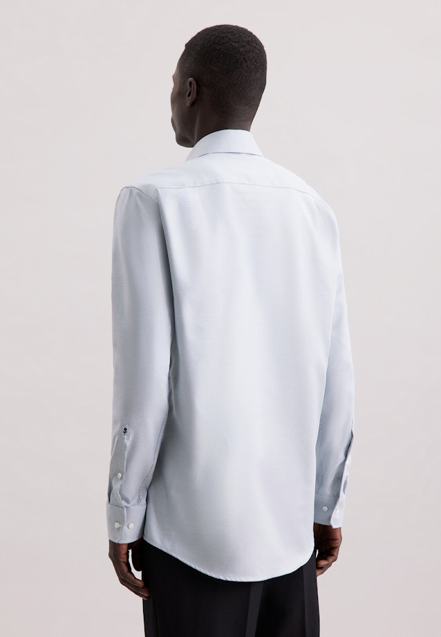 Regular Business Hemd Struktur in Grün |  Seidensticker Onlineshop