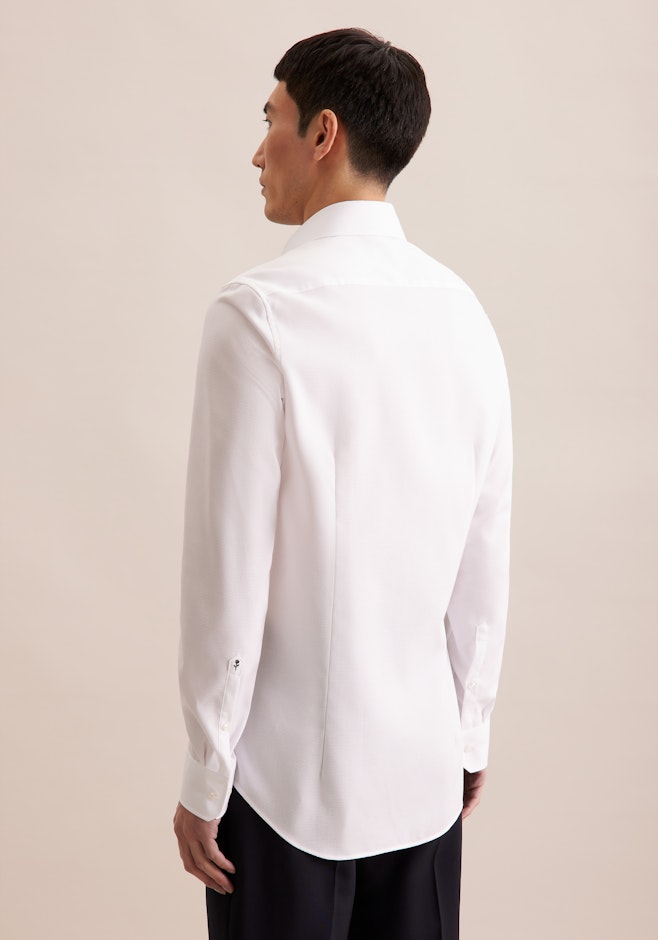 Slim Chemise d'affaires Structure dans Blanc | Boutique en ligne Seidensticker