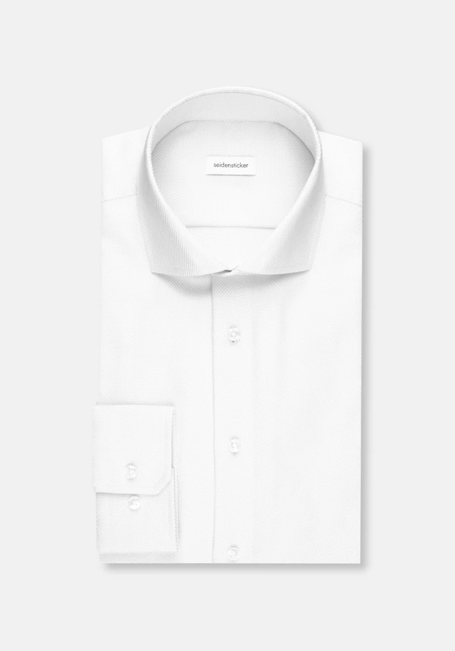 Slim Chemise d'affaires Structure dans Blanc | Boutique en ligne Seidensticker