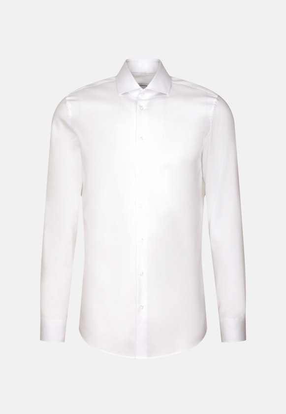 Slim Business shirt Structure in Weiß |  Seidensticker Onlineshop