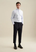 Slim Business Hemd Struktur in Hellblau |  Seidensticker Onlineshop