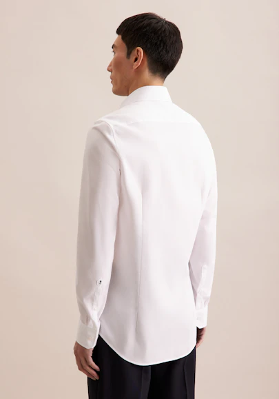 Shaped Chemise d'affaires Structure in Blanc | Seidensticker Onlineshop