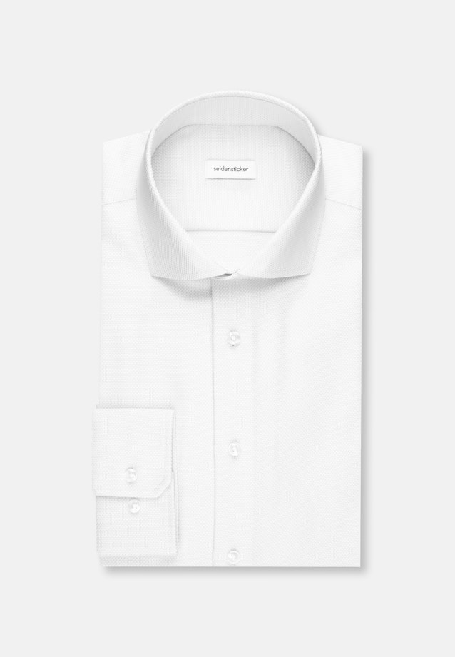 Shaped Chemise d'affaires Structure in Blanc |  Seidensticker Onlineshop