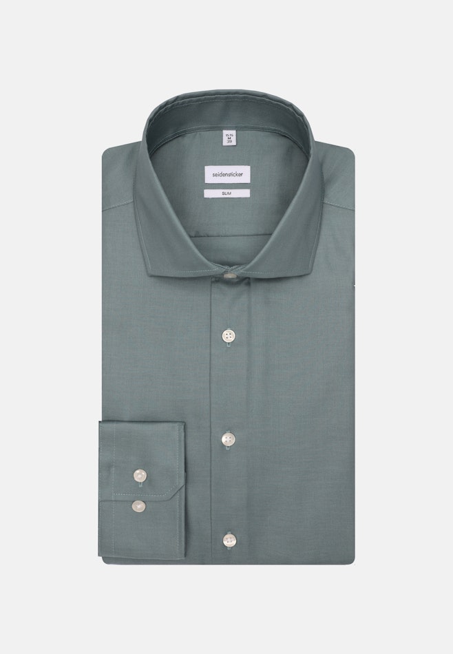 Shaped Chemise d'affaires Structure dans Vert | Boutique en ligne Seidensticker