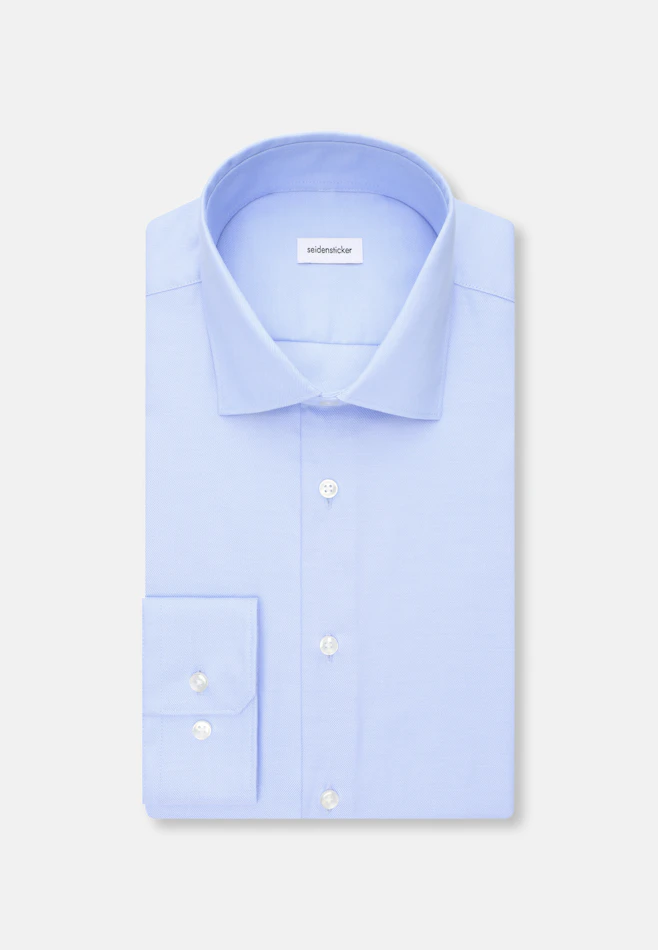 X-Slim Business shirt Uni in Light Blue | Seidensticker online shop