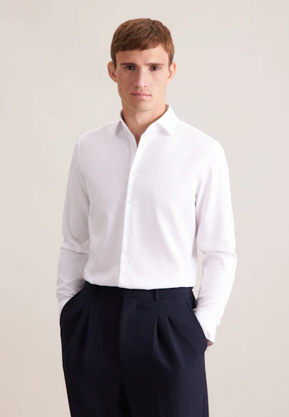 X-Slim Business shirt Uni in White |  Seidensticker Onlineshop