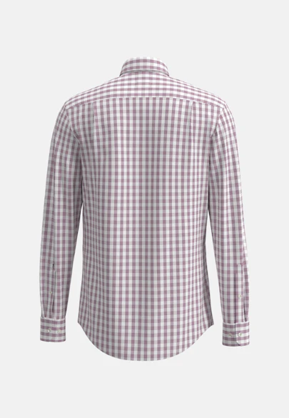 Regular Business Hemd Karo in Rosa/Pink |  Seidensticker Onlineshop