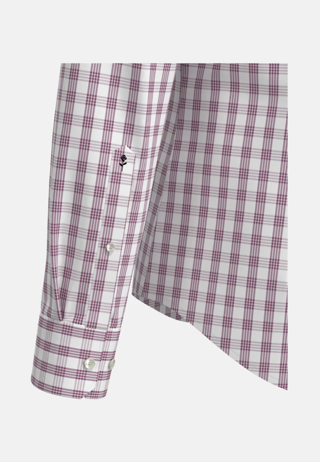 Regular Business Hemd Karo in Rosa/Pink |  Seidensticker Onlineshop