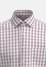 Regular Business shirt Check in Pink |  Seidensticker Onlineshop