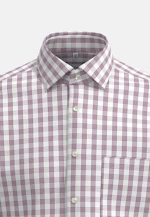 Regular Business Hemd Karo in Rosa/Pink |  Seidensticker Onlineshop