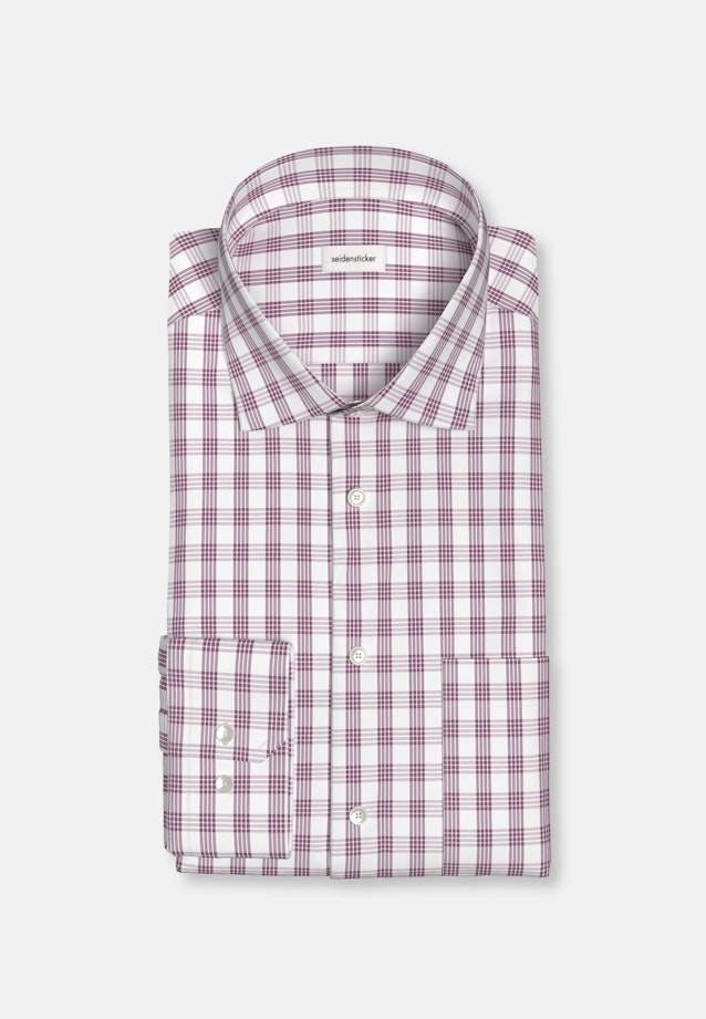 Regular Business shirt Check in Pink |  Seidensticker Onlineshop