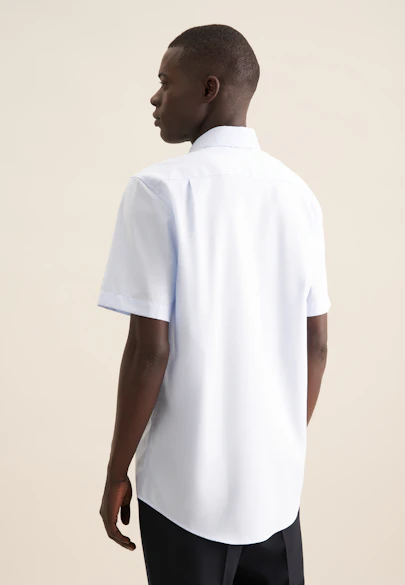 Regular Business shirt Structure in Light Blue |  Seidensticker Onlineshop