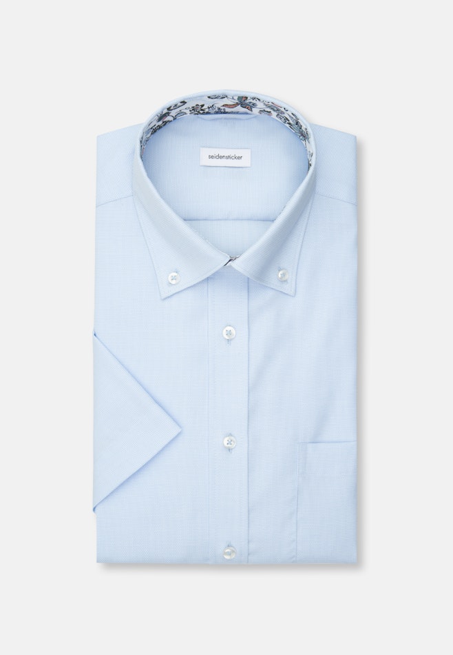 Regular Business shirt Structure in Light Blue | Seidensticker online shop