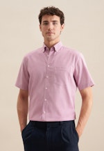 Regular Business Hemd Struktur in Rosa/Pink |  Seidensticker Onlineshop