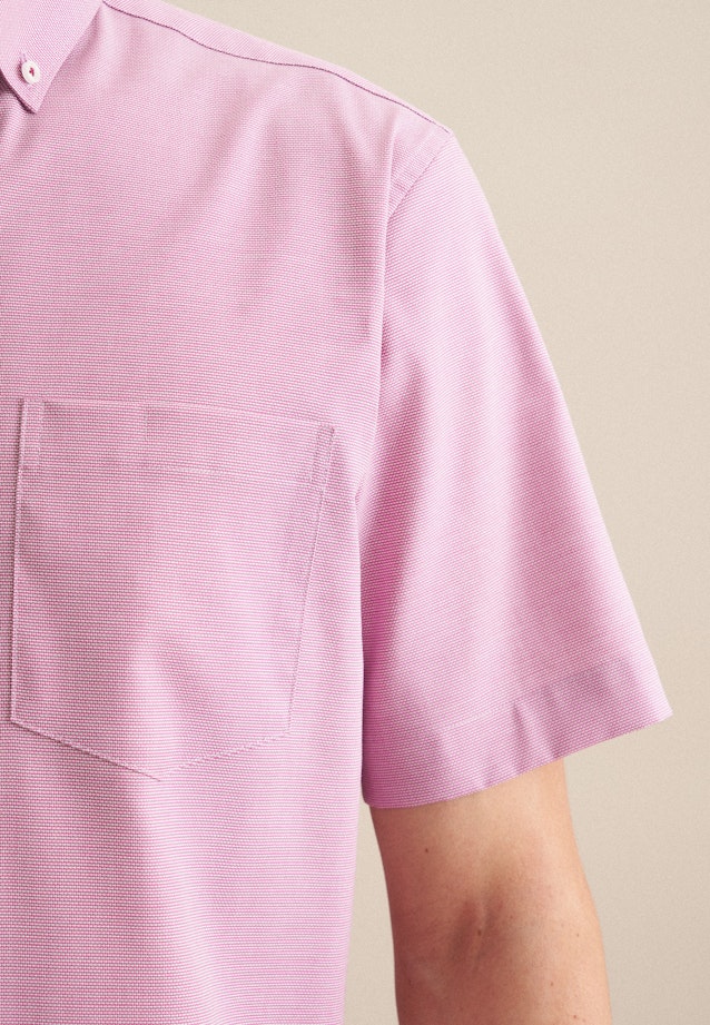 Regular Business Hemd Struktur in Rosa/Pink |  Seidensticker Onlineshop