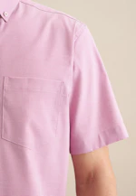 Regular Business Hemd Struktur in Rosa/Pink |  Seidensticker Onlineshop