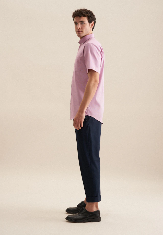 Regular Business Hemd Struktur in Rosa/Pink |  Seidensticker Onlineshop