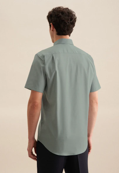 Regular Chemise d'affaires Structure in Vert | Seidensticker Onlineshop