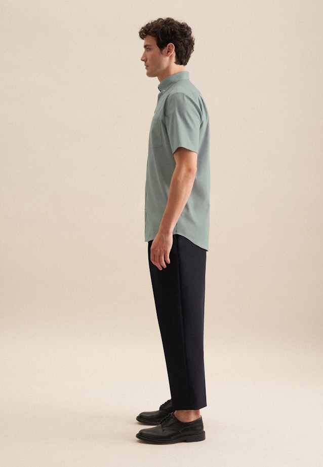 Regular Business Hemd Struktur in Grün |  Seidensticker Onlineshop