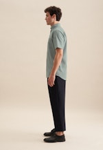 Regular Business Hemd Struktur in Grün |  Seidensticker Onlineshop